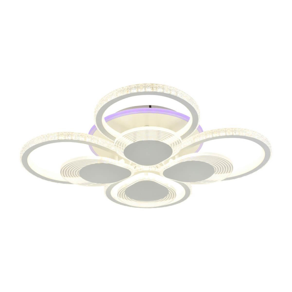 Потолочная светодиодная люстра Profit Light 5891/4+4B WHT Потолочная светодиодная люстра Profit Light 5891/4+4B WHT