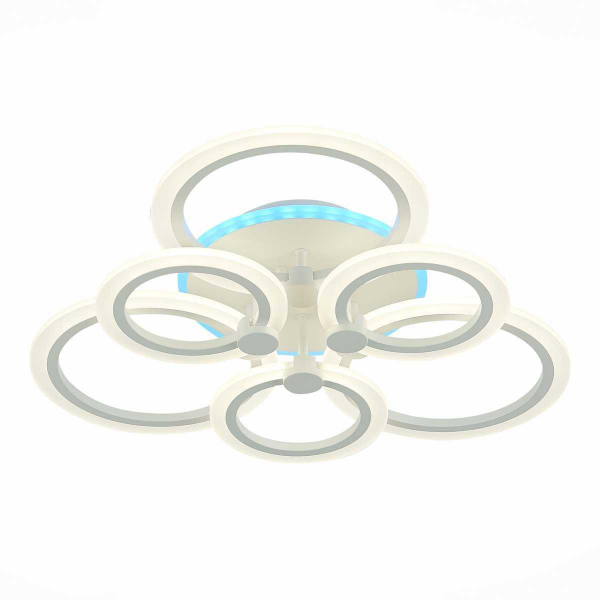 Потолочная светодиодная люстра Evoluce Cerina SLE500652-06RGB Потолочная светодиодная люстра Evoluce Cerina SLE500652-06RGB