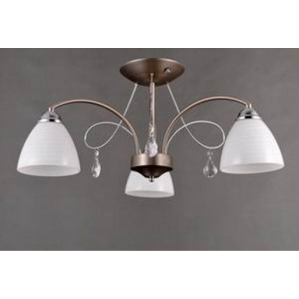 Потолочная люстра Elvan LU-38381/3-E14-Si+Wh Потолочная люстра Elvan LU-38381/3-E14-Si+Wh