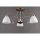 Потолочная люстра Elvan LU-38381/3-E14-Si+Wh