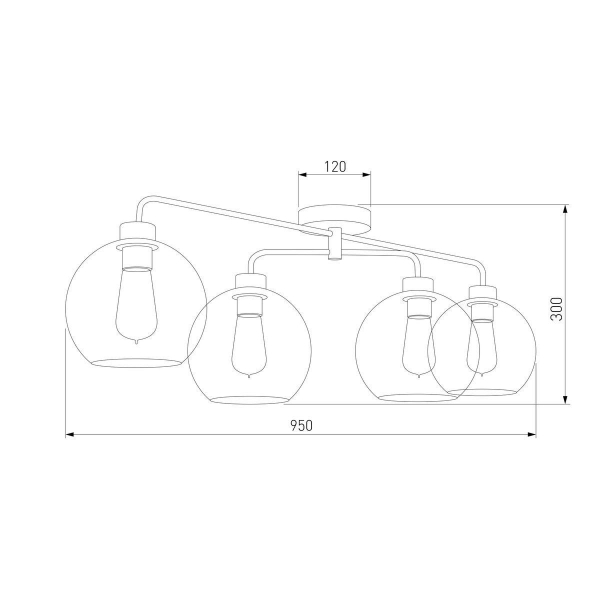 Потолочная люстра TK Lighting 2835 Bari Потолочная люстра TK Lighting 2835 Bari