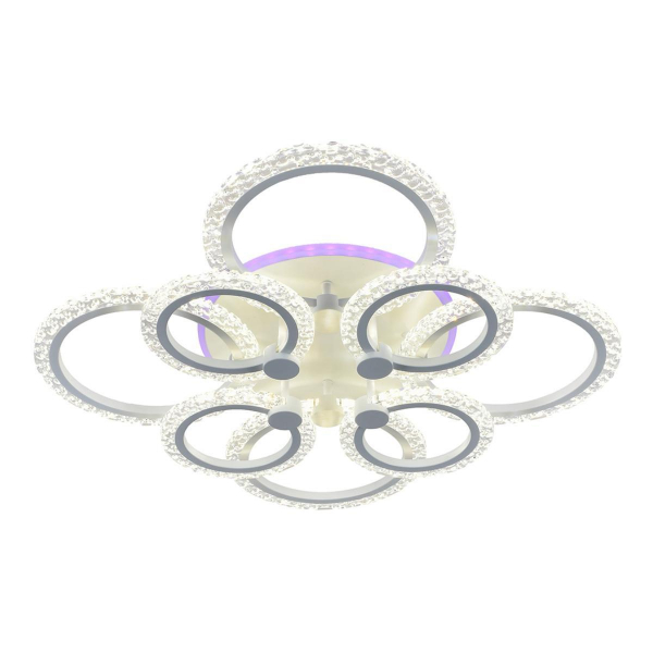 Потолочная светодиодная люстра Profit Light 18027/8 WHT A Потолочная светодиодная люстра Profit Light 18027/8 WHT A