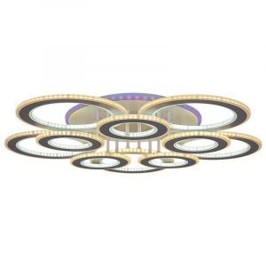 Потолочная светодиодная люстра Reluce 08881-0.3-5+5LED WH (BL+YL)