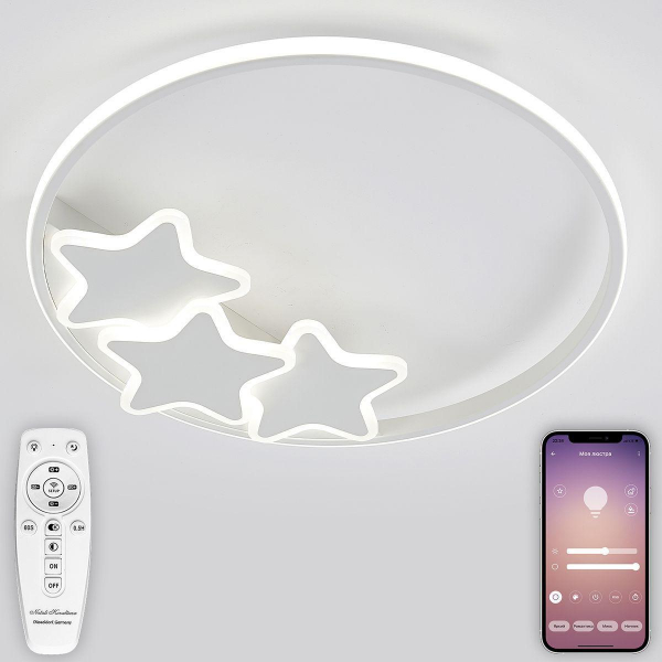 Потолочная люстра Natali Kovaltseva STARS LED LAMPS 81180 Потолочная люстра Natali Kovaltseva STARS LED LAMPS 81180
