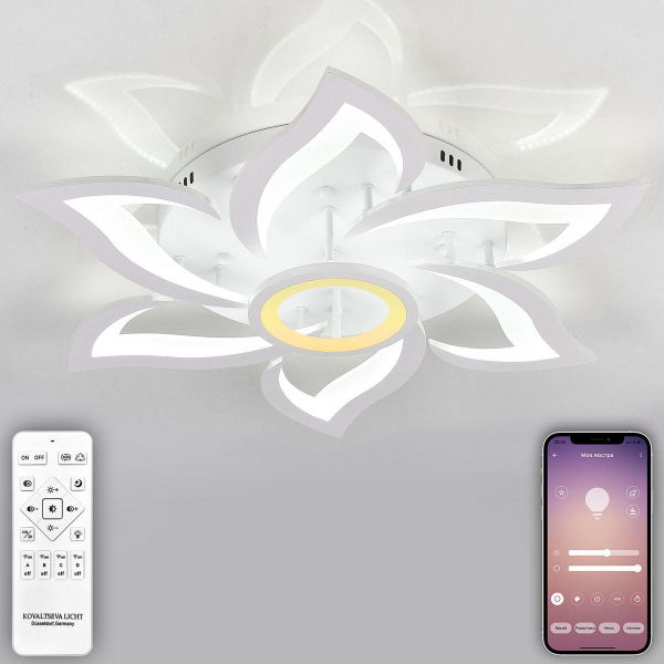 Потолочная светодиодная люстра Natali Kovaltseva High-Tech Led Lamps 82020 Потолочная светодиодная люстра Natali Kovaltseva High-Tech Led Lamps 82020