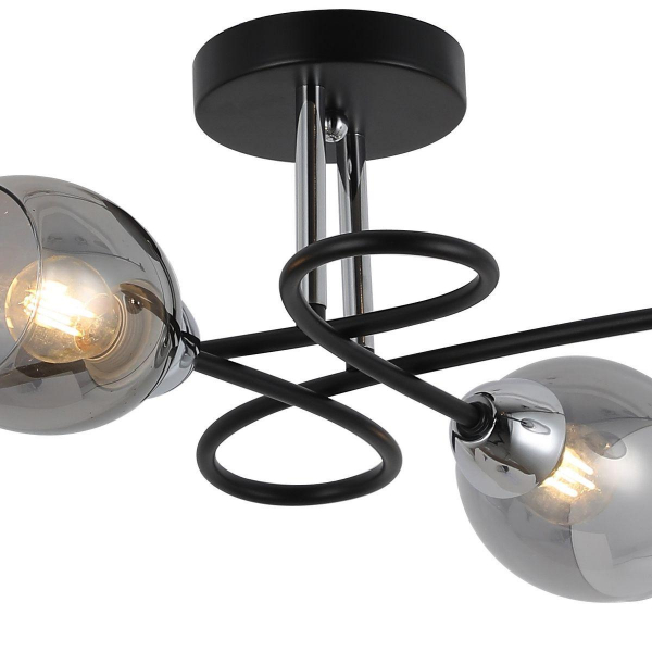Потолочная люстра Illumico IL8263-4COU-79 BK CR Потолочная люстра Illumico IL8263-4COU-79 BK CR