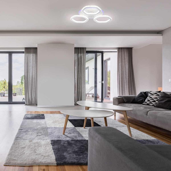 Потолочная светодиодная люстра Escada Centauri 10263/3LED BL Потолочная светодиодная люстра Escada Centauri 10263/3LED BL