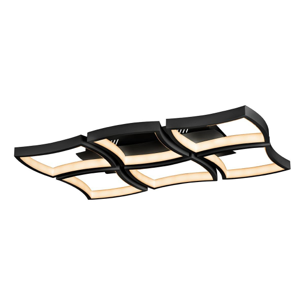 Потолочная светодиодная люстра iLedex Roomy 8196-6-X-T BK Потолочная светодиодная люстра iLedex Roomy 8196-6-X-T BK