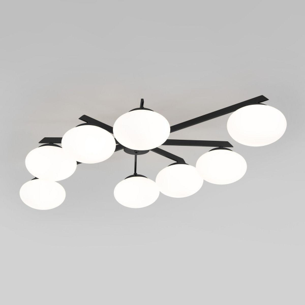 Потолочная люстра Eurosvet Opaline 70220/8 черный Потолочная люстра Eurosvet Opaline 70220/8 черный