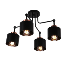 Потолочная люстра IMEX Tinto MD.8828-4-S BK+AB