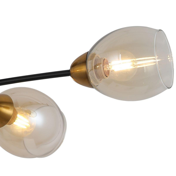 Потолочная люстра Illumico IL8263-4COU-79 BK GD Потолочная люстра Illumico IL8263-4COU-79 BK GD
