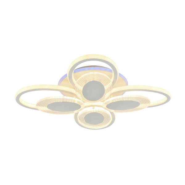 Потолочная светодиодная люстра Profit Light 5889/4+4B WHT Потолочная светодиодная люстра Profit Light 5889/4+4B WHT