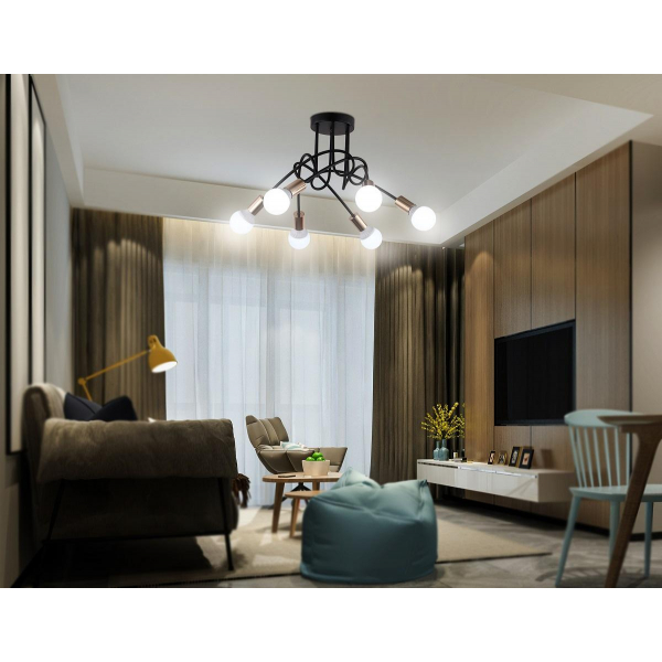 Потолочная люстра Ambrella light Traditional Loft TR80419 Потолочная люстра Ambrella light Traditional Loft TR80419