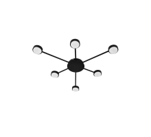 Потолочная люстра Lightstar Fico 740077