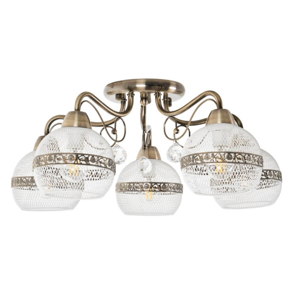 Потолочная люстра MyFar Frank MR1651-5C Потолочная люстра MyFar Frank MR1651-5C