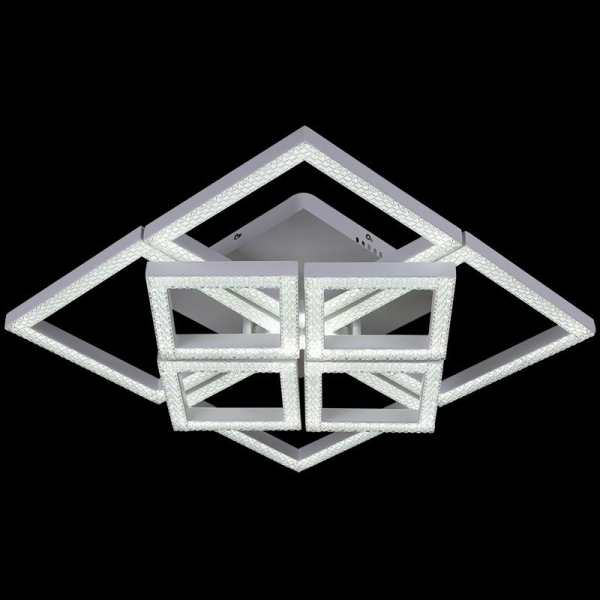 Потолочная светодиодная люстра Reluce 05877-0.3-4+4A WH Потолочная светодиодная люстра Reluce 05877-0.3-4+4A WH