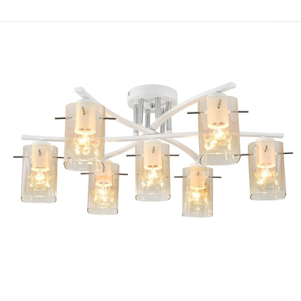 Потолочная люстра Escada Iberis 1101/7P White Потолочная люстра Escada Iberis 1101/7P White