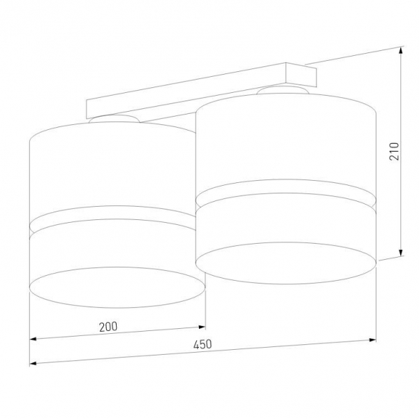 Потолочная люстра TK Lighting 6692 Paglia Потолочная люстра TK Lighting 6692 Paglia