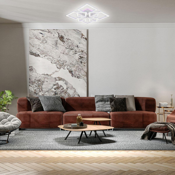 Потолочная светодиодная люстра Escada Aquarius 10287/8LED BL Потолочная светодиодная люстра Escada Aquarius 10287/8LED BL