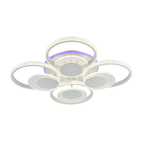 Потолочная светодиодная люстра Profit Light 5883/4+4B WHT Потолочная светодиодная люстра Profit Light 5883/4+4B WHT