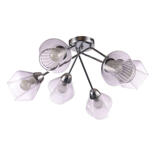 Потолочная люстра Escada Campanula 674/6PL Chrome Потолочная люстра Escada Campanula 674/6PL Chrome