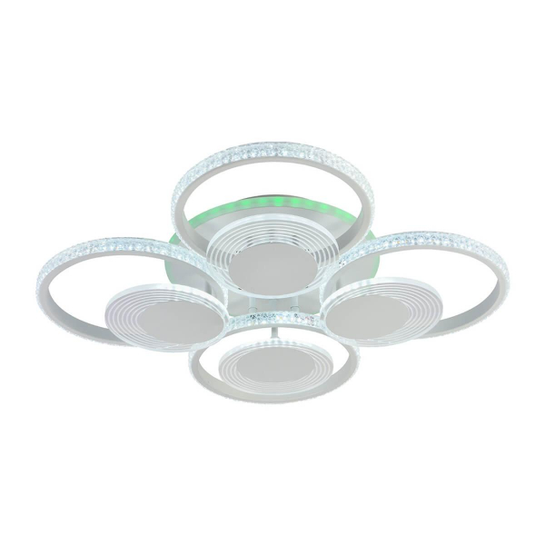 Потолочная светодиодная люстра Profit Light 5883/4+4B WHT Потолочная светодиодная люстра Profit Light 5883/4+4B WHT