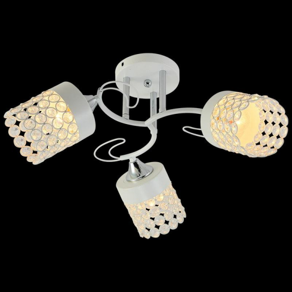 Потолочная люстра Reluce 11309-0.3-03 WH+CR Потолочная люстра Reluce 11309-0.3-03 WH+CR