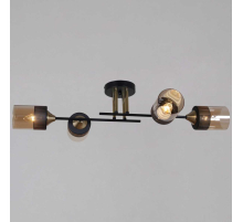 Потолочная люстра Reluce 48460-0.3-04 BK+COPPER