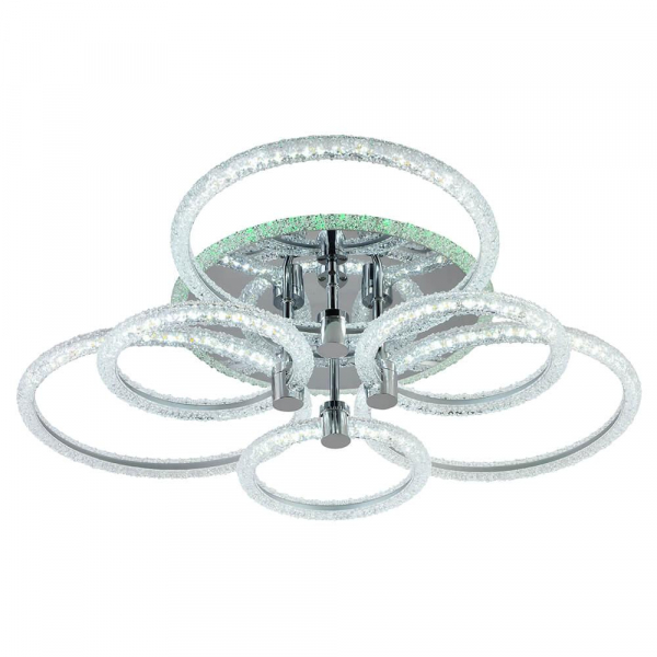 Потолочная светодиодная люстра Profit Light 8024/3+3 CHR Потолочная светодиодная люстра Profit Light 8024/3+3 CHR