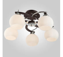 Подвесная люстра Eurosvet 9654/5 хром/венге