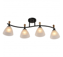 Люстра Reluce 01589-3.3-04B BK+WOOD