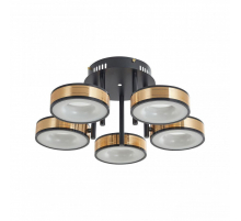 Потолочная светодиодная люстра Arte Milano Ferrara71040 271040/5R BK/GD