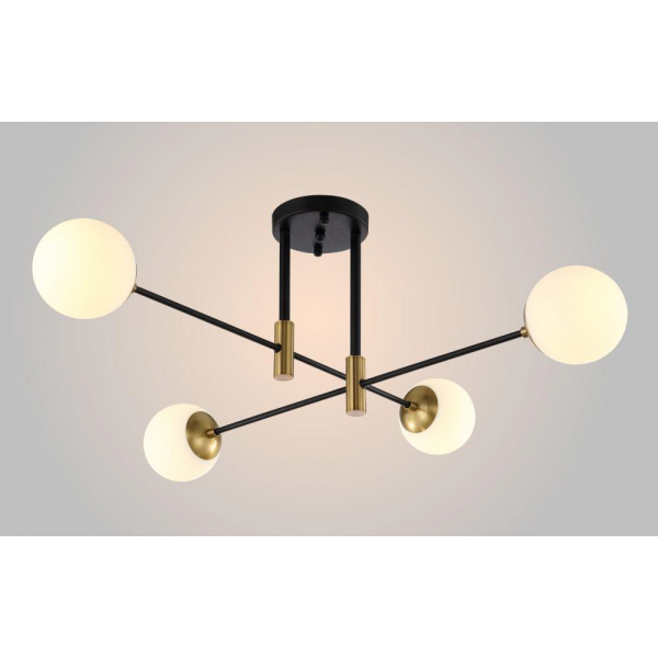 Потолочная люстра Crystal Lux Fidel PL4 Black Потолочная люстра Crystal Lux Fidel PL4 Black