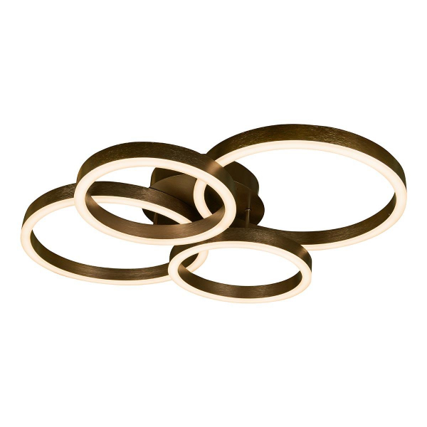 Потолочная светодиодная люстра iLedex Ring-New 6815-300/400-X-T Coffee Потолочная светодиодная люстра iLedex Ring-New 6815-300/400-X-T Coffee