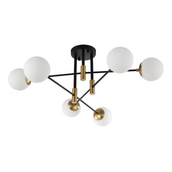 Потолочная люстра Crystal Lux Fidel PL6 Black Потолочная люстра Crystal Lux Fidel PL6 Black