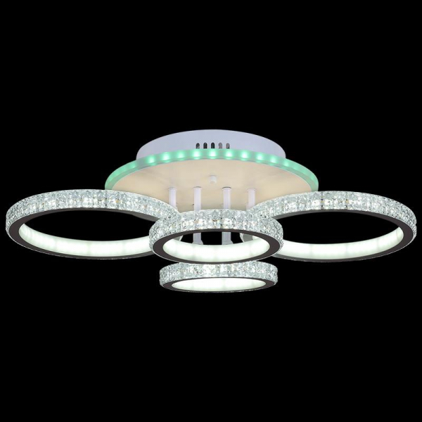 Потолочная светодиодная люстра Reluce 05867-0.3-04B WH (RGB) Потолочная светодиодная люстра Reluce 05867-0.3-04B WH (RGB)