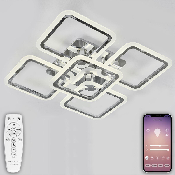 Потолочная светодиодная люстра Natali Kovaltseva High-Tech Led Lamps 82023 Потолочная светодиодная люстра Natali Kovaltseva High-Tech Led Lamps 82023