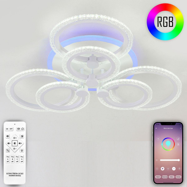Потолочная светодиодная люстра Natali Kovaltseva High-Tech Led Lamps 82013 Потолочная светодиодная люстра Natali Kovaltseva High-Tech Led Lamps 82013
