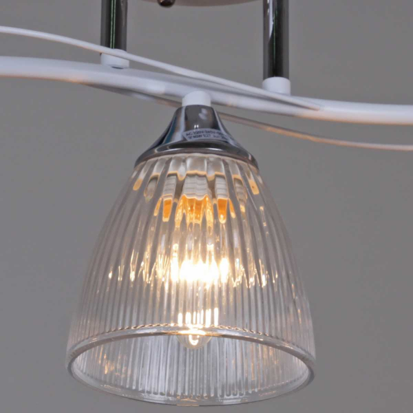 Потолочная люстра Reluce 87360-0.3-04 WH+CR