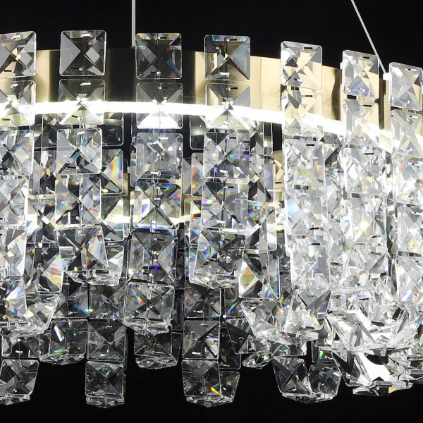 Люстра Reluce 02601-0.4-104W LED COP+CH Люстра Reluce 02601-0.4-104W LED COP+CH