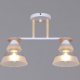 Потолочная люстра Reluce 01630-0.3-02 WH+WOOD