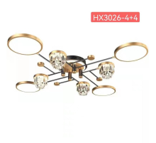 Люстра потолочная Alfa Light F3824-13 GD LED 2 COLOUR