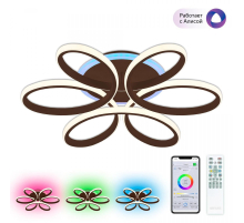 Потолочная светодиодная люстра Citilux Сезар Смарт CL233A155E