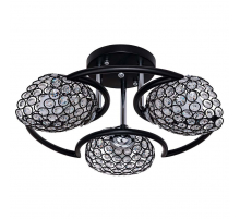 Потолочная люстра ЭкономСвет 33916/3BK+CR BK+CL