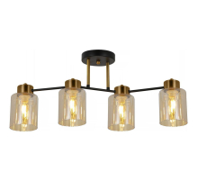 Потолочная люстра Illumico IL6111-4COU-79 BK GD