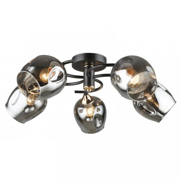 Потолочная люстра IMEX MD.5963-5-S-COFFEE+FGD Потолочная люстра IMEX MD.5963-5-S-COFFEE+FGD