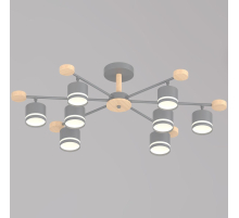 Потолочная люстра Reluce 78730-0.3-08 GX53 GREY+WOOD