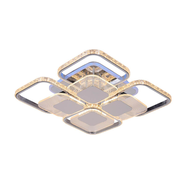 Потолочная светодиодная люстра Profit Light 5886/4+4B CHR Потолочная светодиодная люстра Profit Light 5886/4+4B CHR