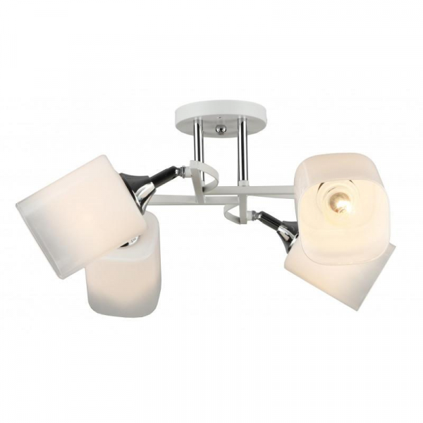 Потолочная люстра IMEX MD.5707-4-S-WH+CH Потолочная люстра IMEX MD.5707-4-S-WH+CH