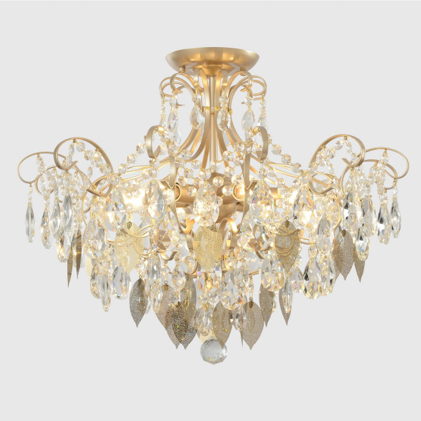 Потолочная люстра Crystal Lux Esmiralda PL6 Gold Потолочная люстра Crystal Lux Esmiralda PL6 Gold